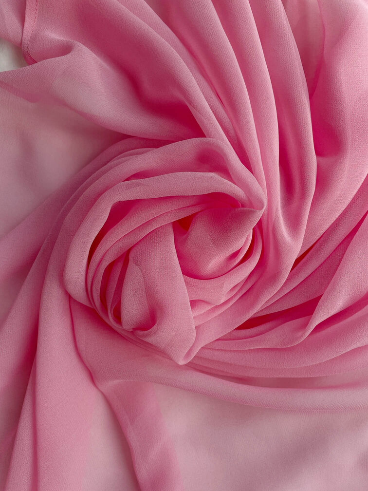Hodvábny šál Pink