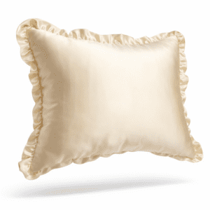 SILVER COLLECTION - Obliečka na vankúš s volánom - Real Champagne