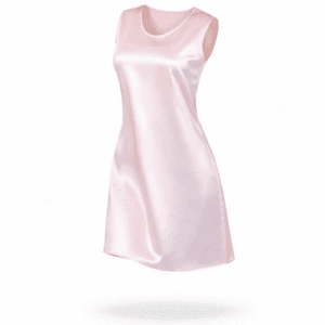 SILVER COLLECTION - Hodvábna nočná košieľka Real Pink