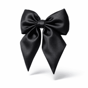 Hodvábna mašľa Black