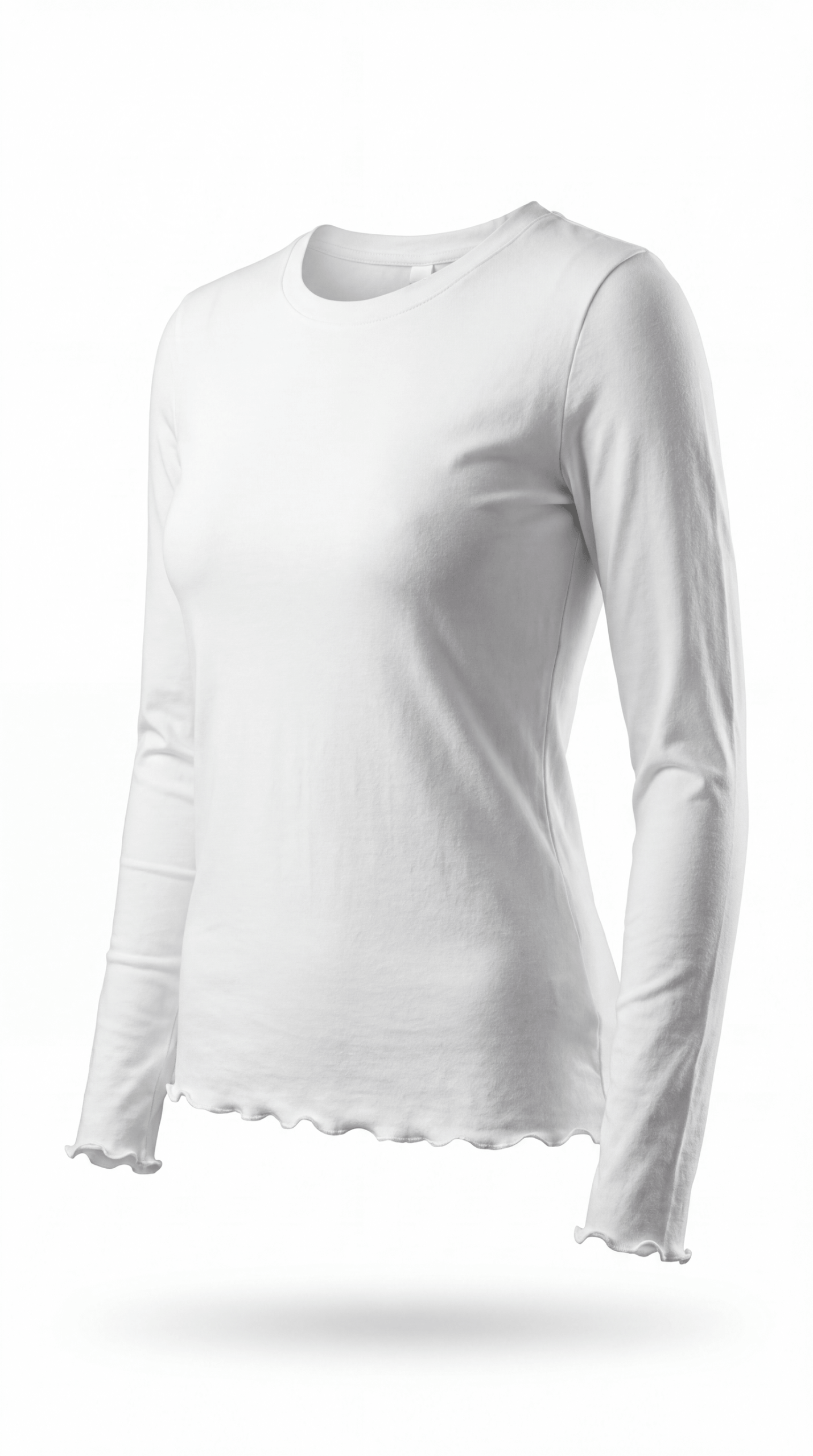 TENCEL Modal COLLECTION - Nátelník dlhý rukáv White – Obrázok 3